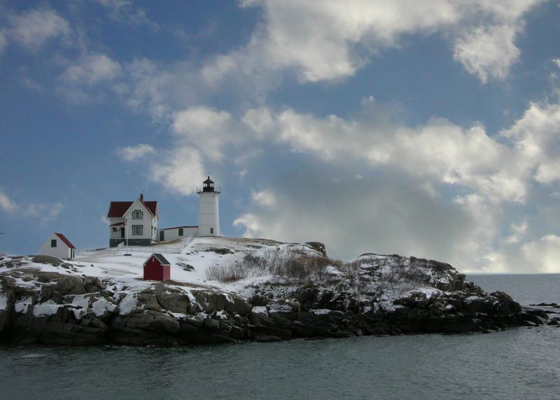 Cape Neddick Light (Nubble 4) with New Sky