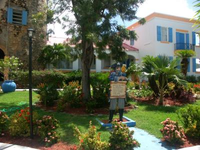 Castle grounds in St Thomas - Caribbean
