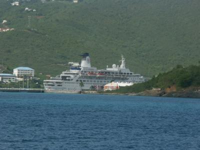 Cruiseships visit St Thomas 360 days a year