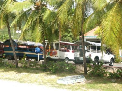 Local taxis on St Nevis