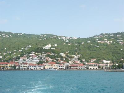 St Thomas from ferry