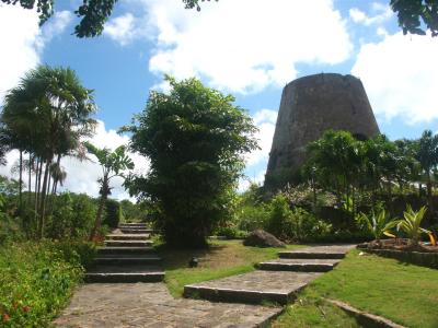 St Nevis - Sugar mill at Montpelier