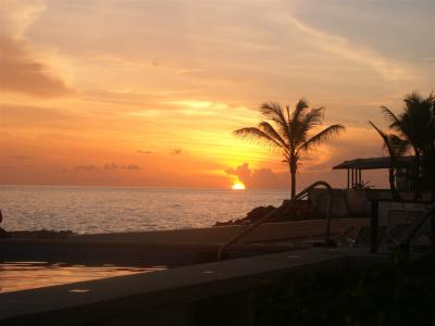 Barbados - Sunset taken from our hotel room2 - Barbados