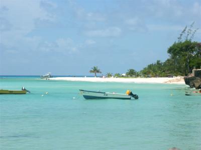 Barbados beach scene