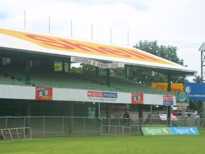 Barbados - famous cricket stand