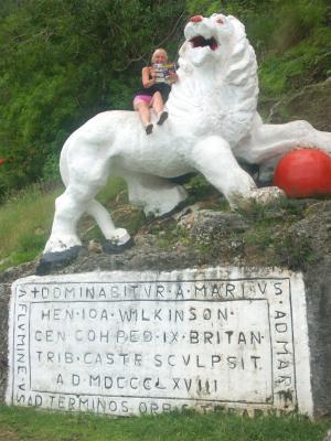 Barbados - Lion at Gun Hill for competition