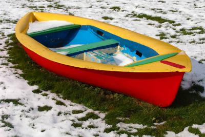 Coloured boat