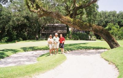 Tres amigos at Hole 8