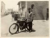 richmond district motorcycle  police officer wearing a sterling 7 point badge