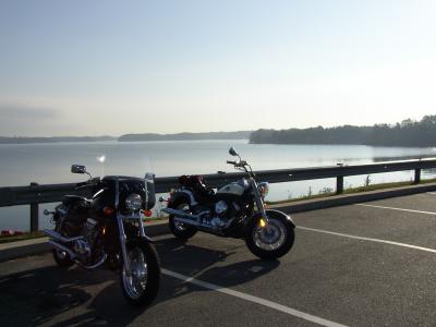 Morning sun over Lake Lanier