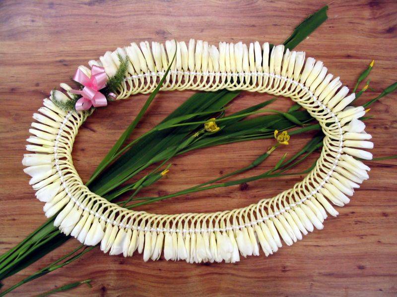 Micronesian Style Ginger Lei