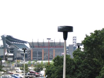 Lincoln Financial Field, Home of the Eagles!  Almost complete construction.