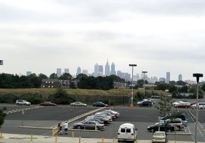 Downtown Philly from the Vet