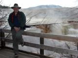 Me at Mammoth Hotsprings in Yellowstone