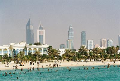 The beach, about 1.5 km from my house, with skyline