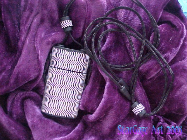 Interference Purple Pendant Box