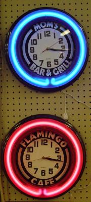 Neon Clocks by Bob Dupree