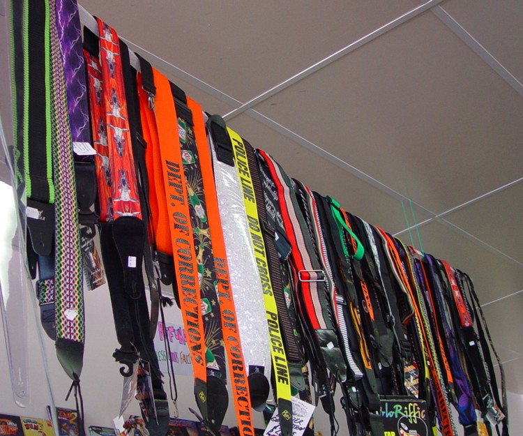 <p align=center><b>Guitar Straps* </b> <br> <font size=1> by Ric Skilton</font></p>