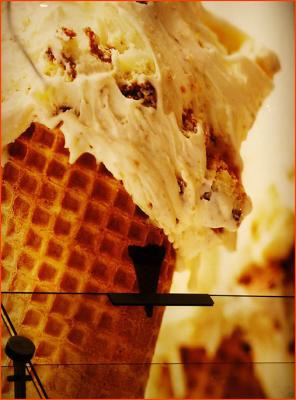 Ice creams big in this town.