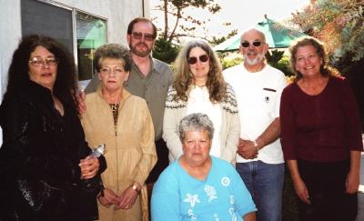 Susan, Donna, Marvin, Bonnie, Tom, Liz, (Front) Toni