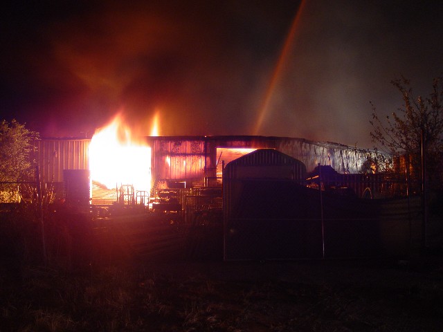 Large Farm Supply Warehouse 2 Alarm Fire