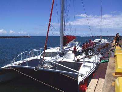 We take a trip on the Spirit of Kauai, a 65 ft. catamaran