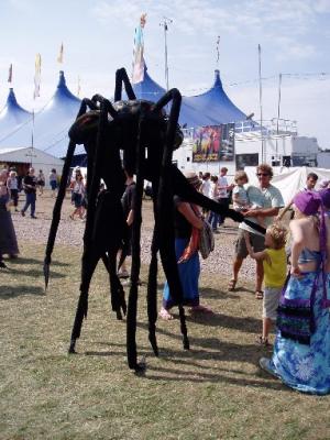 Spider eats child