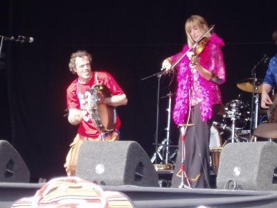 ...with their mix of traditional Irish instuments and rock rhythms