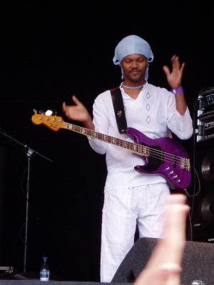 Daby Toure's bassist