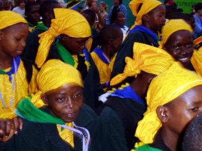 Big smiles from the Childrens Choir