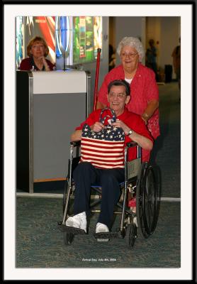 My parents arriving in Myrtle Beach on July 4th, 2004 to their new home.
