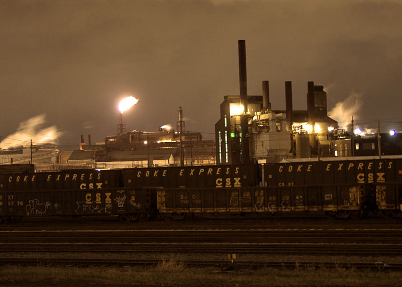 steel plant from west third