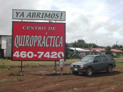Billboard for Costa Rica Consultorio Quiropractico