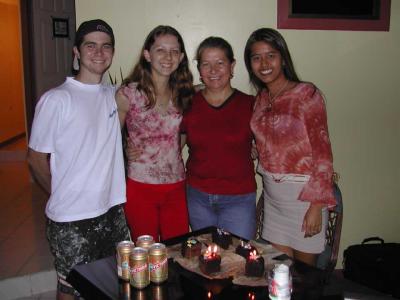 Leo (painter), Jennifer (secretary), Digna (massage therapist) & Deb (publicist)