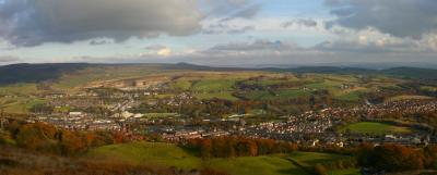 view over Ramsbottom