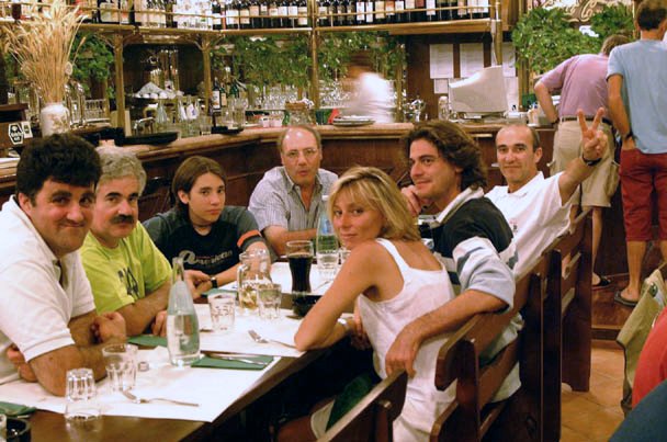07/2001 NCC Rimini - Marco R, Renato, Stefano, Adriano, Laura, Rodolfo, Mauro F.