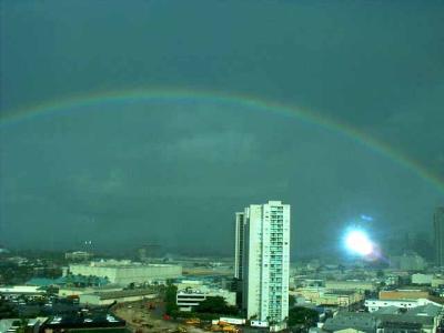 Rainbow outside apt