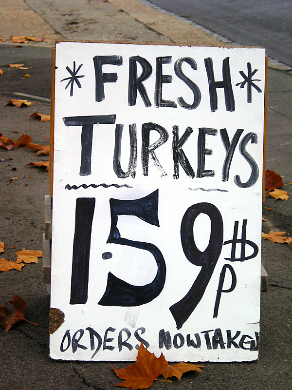 Whod be a turkey?
