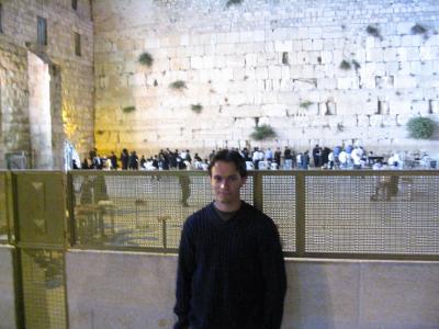 At the Western Wall of the old city