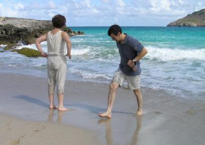 Getting our feet wet