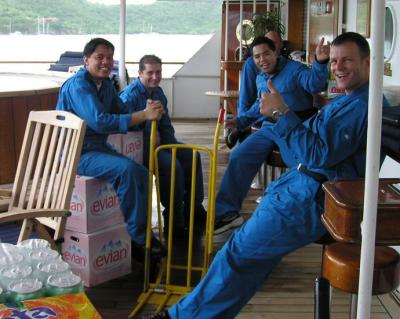 Some of the crew