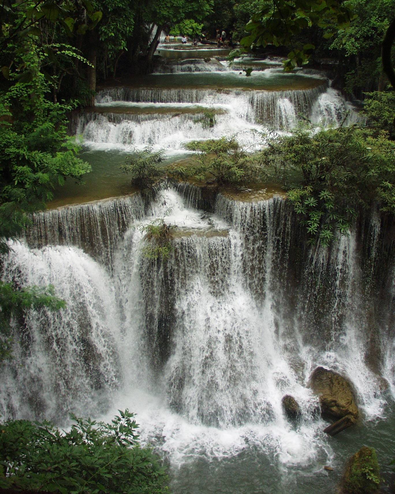 Huay Mae Khamin Waterfall - Kanchanaburi