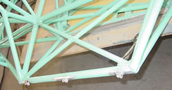 Bungs made and welded on for the side pods.