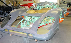 Body ready for the Headlight housings and air ducts.