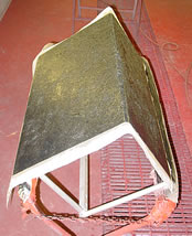 Mold with part being made for the right door sill