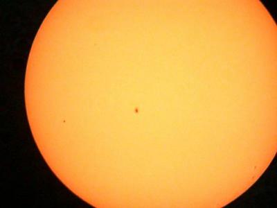 Mercury transit across the sun