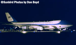 USAF VC-25A Air Force One stock photo