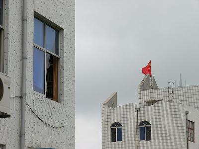 Building with flag