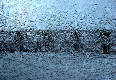 Rain on the roof, London Eye