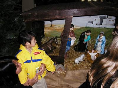 ..and that's Mary and Joseph with Baby Jesus!